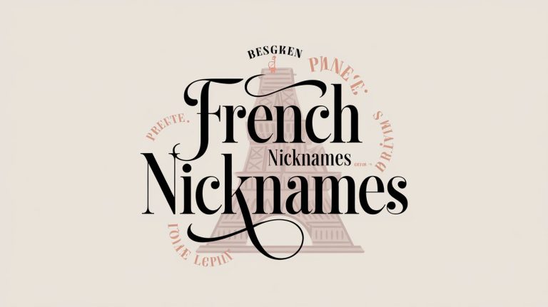 french nicknames